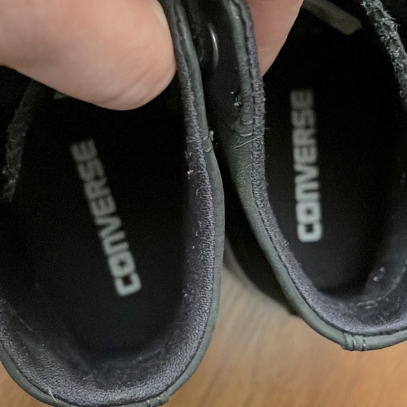 Converse Jack Purcell black leather high-tops - Picture 6 of 6